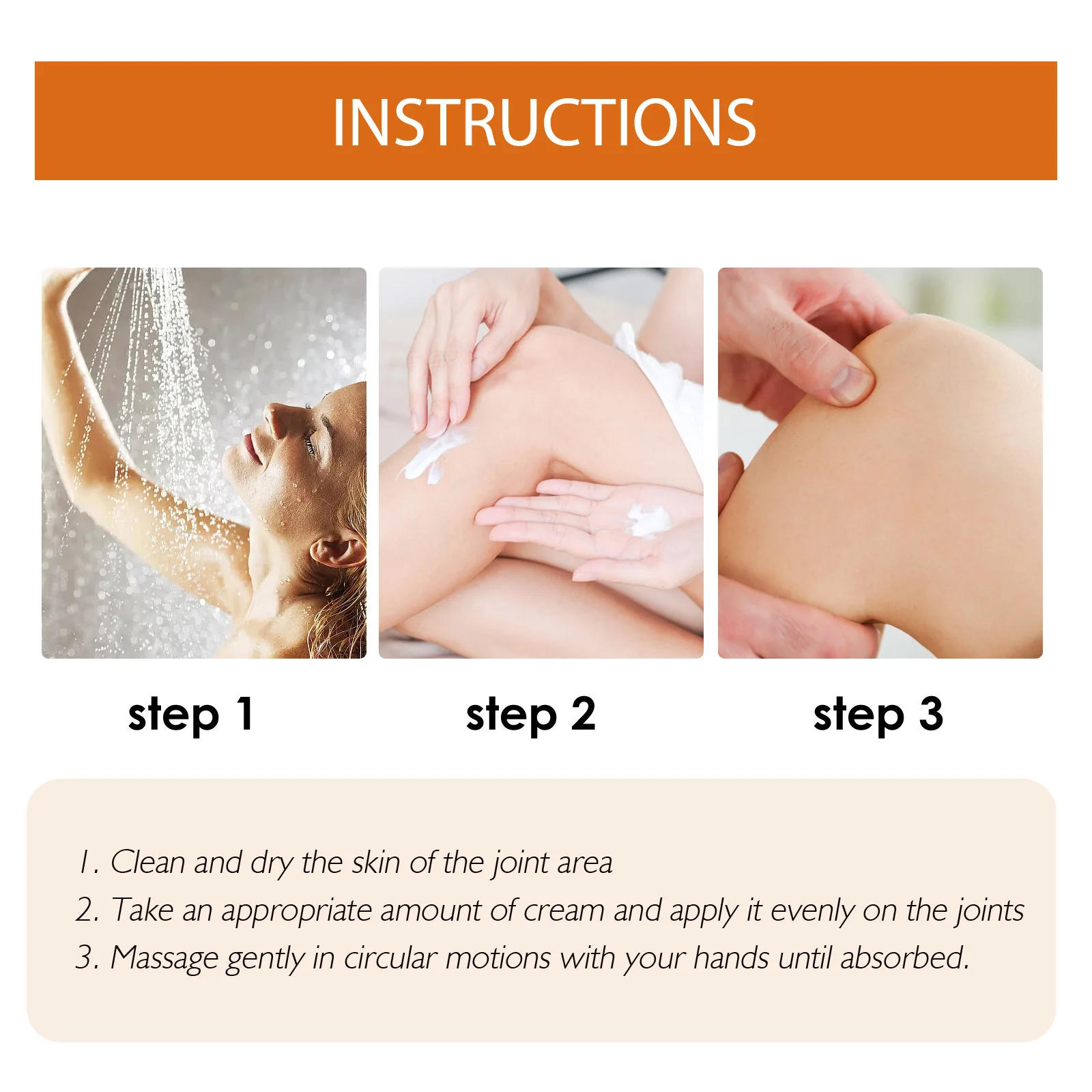 Description Picture 6 of itemJoint Bone Cream Bee Venom Pain and Bone Healing Cream Massage Care for Joint Shoulder and Neck Pain Relaxation Treatment