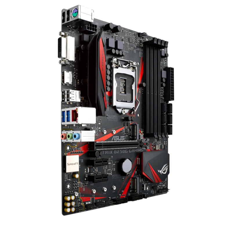 Description Picture 5 of itemASUS ROG STRIX B250G GAMING Intel Soket LGA 1151 for 7th 6th Gen Core i7 i5 i3 4 x DIMM Max. 64GB DDR4 mATX Used Motherboard
