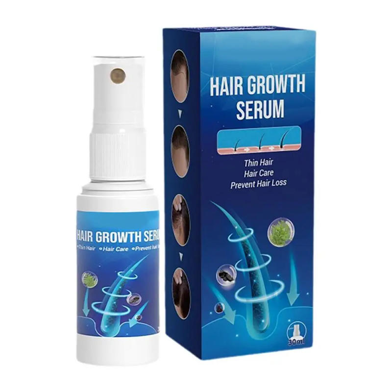 Description Picture 2 of item1pc Hair Growth Serum Spray Fast Hair Growth Liquid Treatment Scalp Anti Hair Loss Natural Beauty Health Hair Care