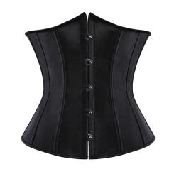 Underbust Corset Top Waist Cincher Workout Shape Body Belt Plus Size Lingerie Gothic Corsets Espartilho Korse Corsetto Black Red