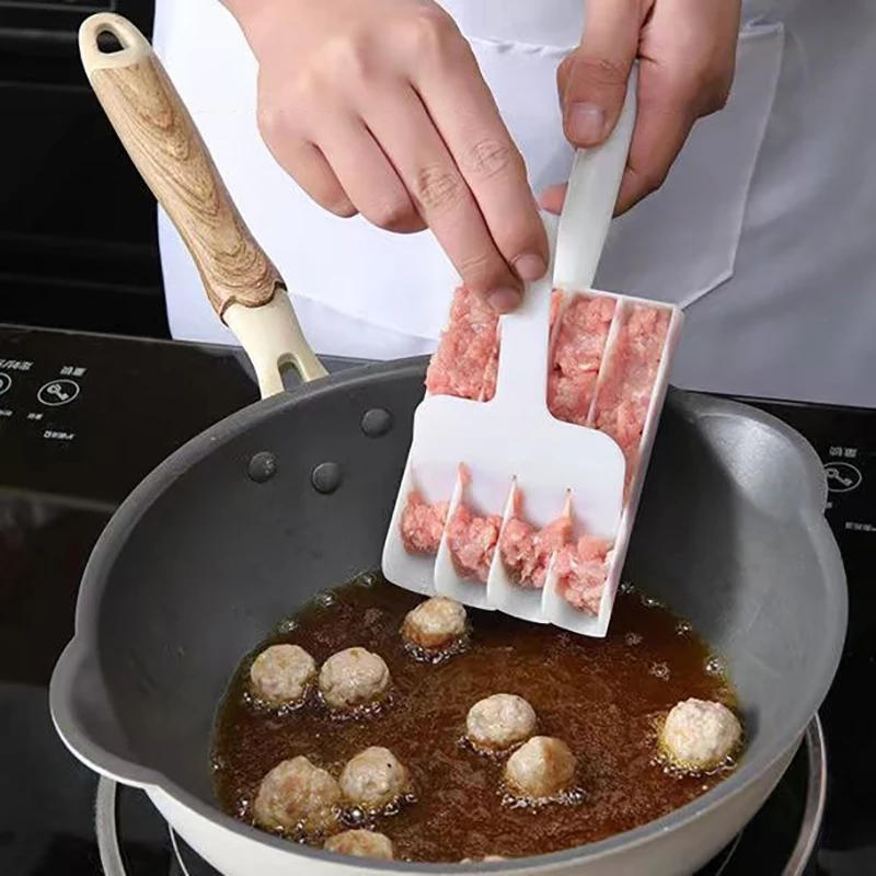 Description Picture 6 of itemCreative Kitchen Triple Meatball Maker, Meat Ball Scoop with Cutting Spade Ball Maker, None-Stick Meatball Maker