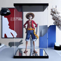Acrylic Figure Display Cabinet with Mirror Clear Dustproof Display Case, Toys, Model Cars, Artwork Storage and Display 175 Sizes