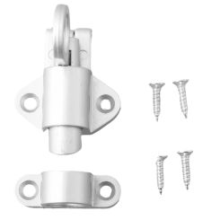 4Pcs Aluminum Alloy Security Automatic Win-dow Gate Lock Spring Bounce Door Bolt Latch Win-dows Gate Latch Lock Hardware Parts