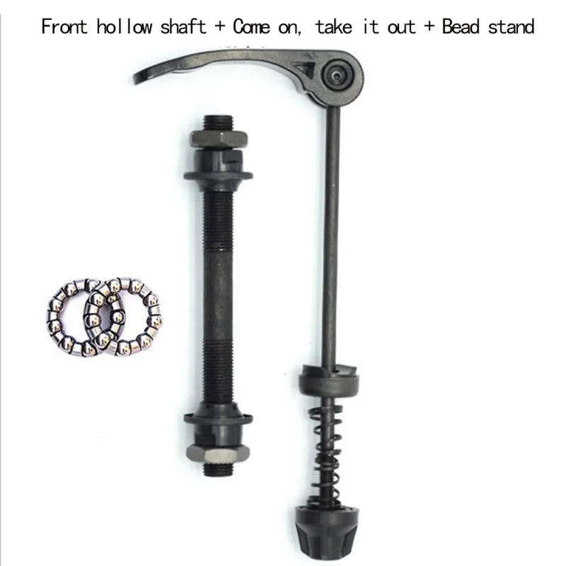 Description Picture 5 of itemBike Bicycle Axle Front Rear Quick Release Skewers With 25mm(1/4) Hub Bearings For Most Bikes Whose Bike Speed Is 6/ 7/ 8