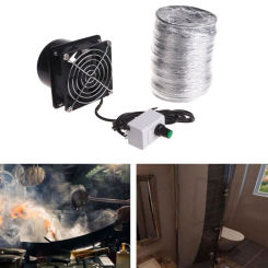 Smoke Absorber Fume Extractor Fan Pipe Duct Exhuast Fan Adjustable Speed Fan Duct Exhaust Fan Accessories