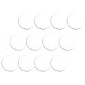 12 Pcs Soft Glue Suction Cups Washers Table Bumper Furniture Damper Pad Glass Cover Pp Bumpers Cabinet Clear Spacer for