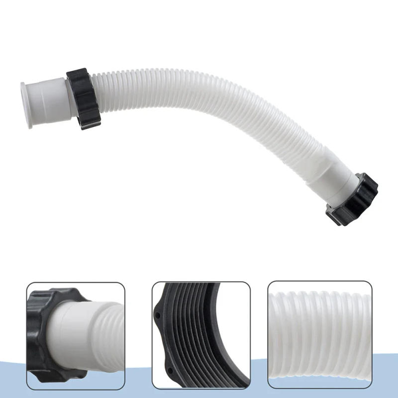 Description Picture 2 of itemPool Hose For Intex 11535 Pool Sand Filter Pump Hose Interconnecting Hose For Spas Swimming Pool Pool Extension Hose 16"