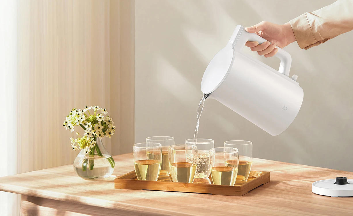 Description Picture 6 of itemIconic Brand MIJIA N1 Electric Kettle Fast Hot boiling Stainless Water Kettle 220V Smart Electric Kettles 1.5L 1500W Home Tea Coffee