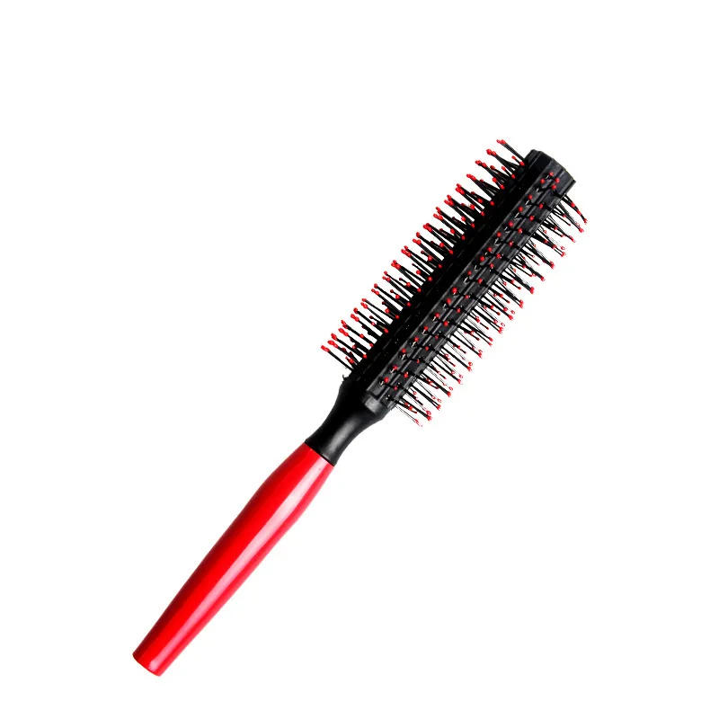 Description Picture 2 of itemSpiral Professional Plastic Round Brush Quiff Roller Curly Hair Comb Hairstyle Massager Hairbrush Dressing Salon Barber Comb