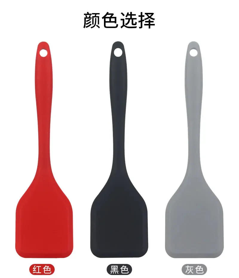 Description Picture 4 of item1PCS Silicone Spatula Shovel Frying Heat Resistant Cooking Spatula Non-stick Small Shovel Home Kitchen Cooking Utensils Shovel