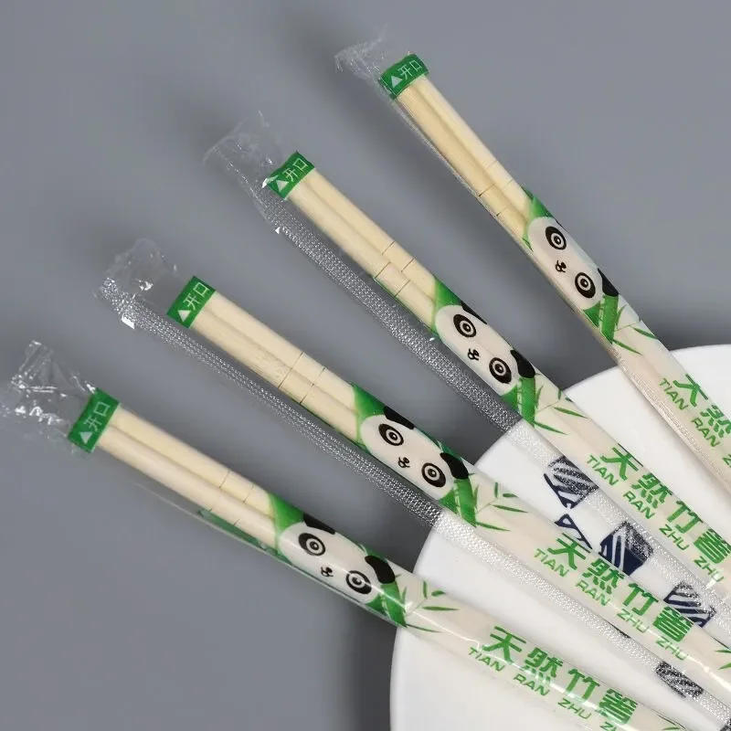 Description Picture 4 of item40/100pcs Disposable Chopsticks Independent Packaging Chopsticks For Restaurants Chinese Bamboo Material Household Chopsticks