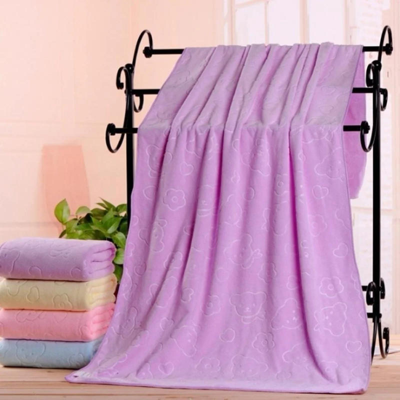 Description Picture 2 of item140x70cm Shower Towel Large Beach Towels Quick-Drying Towel Bath Towel Absorbent Soft Comfort Bathrobe Microfiber Towel Bathroom