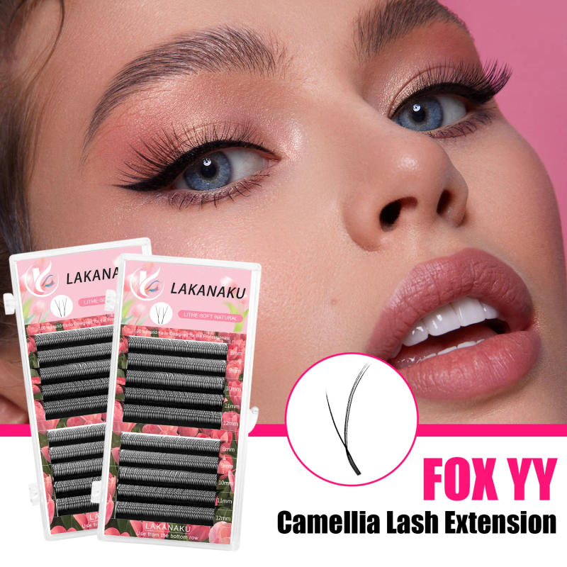 Description Picture 2 of itemLAKANAKU Fox Eyelashes YY Lashes Extensions Fluffy Cilios Y