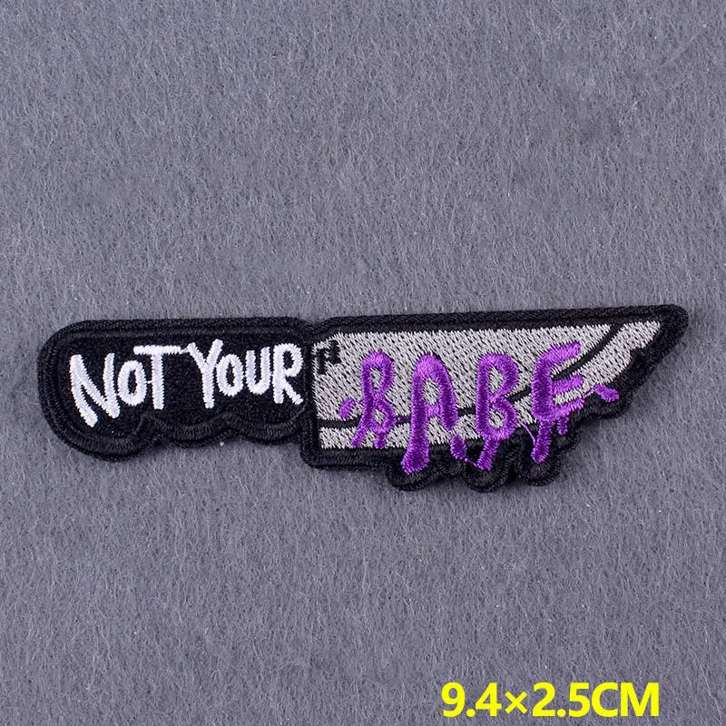 Description Picture 5 of itemHippie Patches On Clothes DIY Skull Clothing Thermoadhesive Patches For Clothes Stripes Punk Badges On Backpack Applique Decor