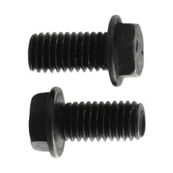 Left Hand Thread Hex Flange Saw Blade Screw M8 X 18mm, 5PCS Carbon Steel Screws With High Strength And Hardness