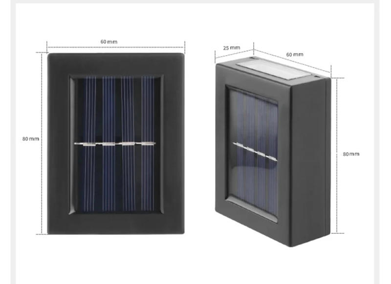 Description Picture 4 of itemSolar Light Outdoor Up and Down Wall Washer Light Waterproof Solar Lamp For Garden Street Balcony Yard Porch Stairs Fence Decor