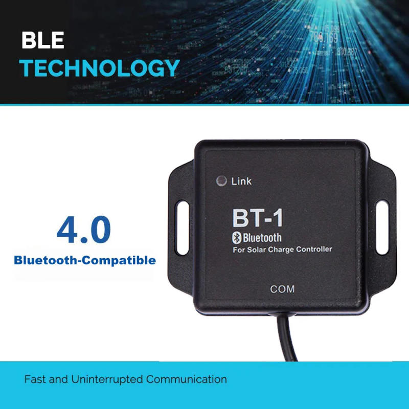 Description Picture 3 of itemSRNE BT-1 Bluetooth-Compatible Module 5V-12V for MPPT Controller ML Series Controllers IP67 Wireless Monitor Solar PV System
