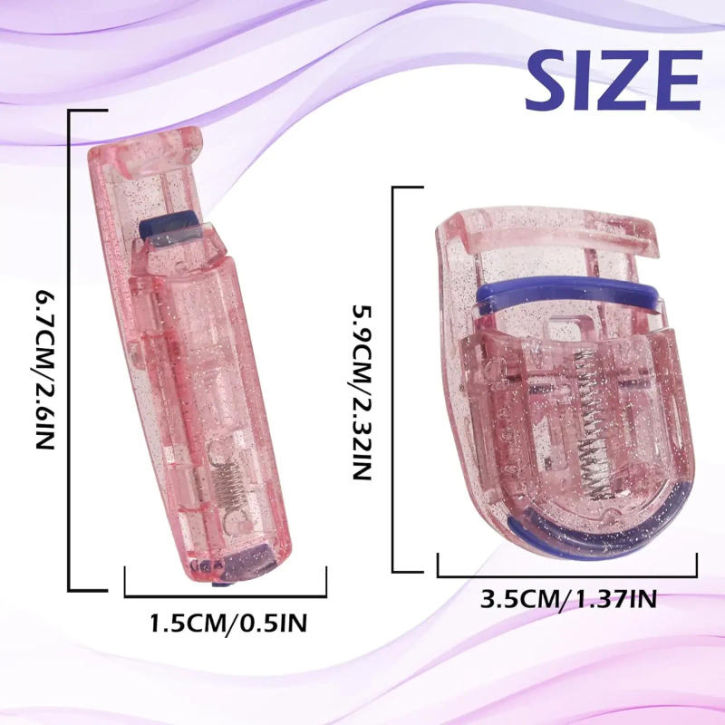 Description Picture 6 of item2pcs Eyelash Curler Eyelash Holder Cosmetic Tools Eyelash Curling Tool Lash Curling Clips Curling Lash Tools Eyelash Curling Cli