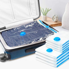 Vacuum Storage Bags Travel Compression Package Compressed Closet Home Organizer for Pillows Clothes Bedding Foldable Seal