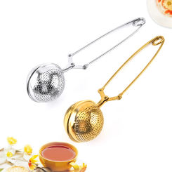 Tea Infuser Stainless Steel Sphere Mesh Tea Strainer Coffee Herb Spice Filter Diffuser Handle Tea Ball Match Tea Bags