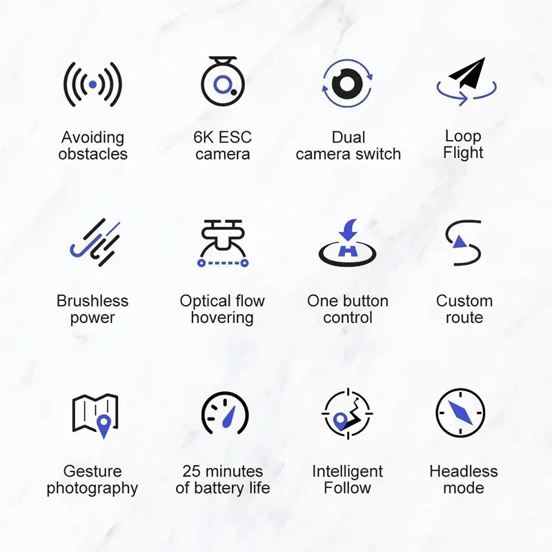 Description Picture 6 of itemXiaomi  S2S 8K 5G GPS HD Aerial Photography Dual-Camera Omnidirectional Obstacle Brushless Avoidance Drone Toys Quadcopter