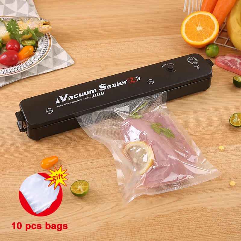 Description Picture 3 of itemVacuum Sealer Packaging Machine 220V/110V Household Food Vacuum Sealer Film Sealer Vacuum Packer Including 15Pcs Bags