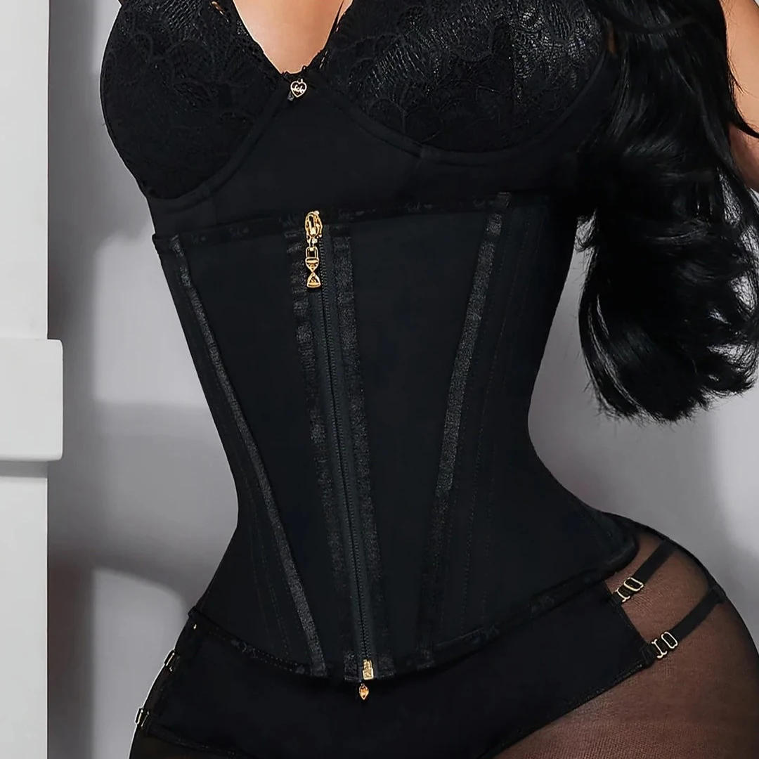 Description Picture 4 of itemFajas Colombianas Latex Waist Trainer Double Compression BBL Shaper Tummy Control Slimming Sheath Flat Belly 13 Steel Bones Belt