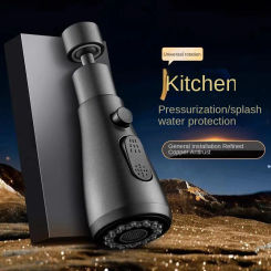 Faucet anti-splash Kitchen faucet anti-splash sprinkler faucet extension faucet universal extension pressurization
