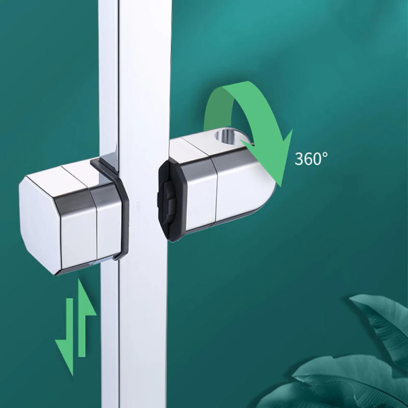 Description Picture 3 of item360° Shower Rail Slide Shower Head Holder Bathroom Shower Room Showerhead ABS Plastic Holder Bracket Bathroom Accessories