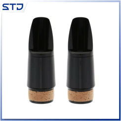 Clarinet Mouthpiece Kit Flute Parts for Beginners 2 Pack Bass Students Player Black