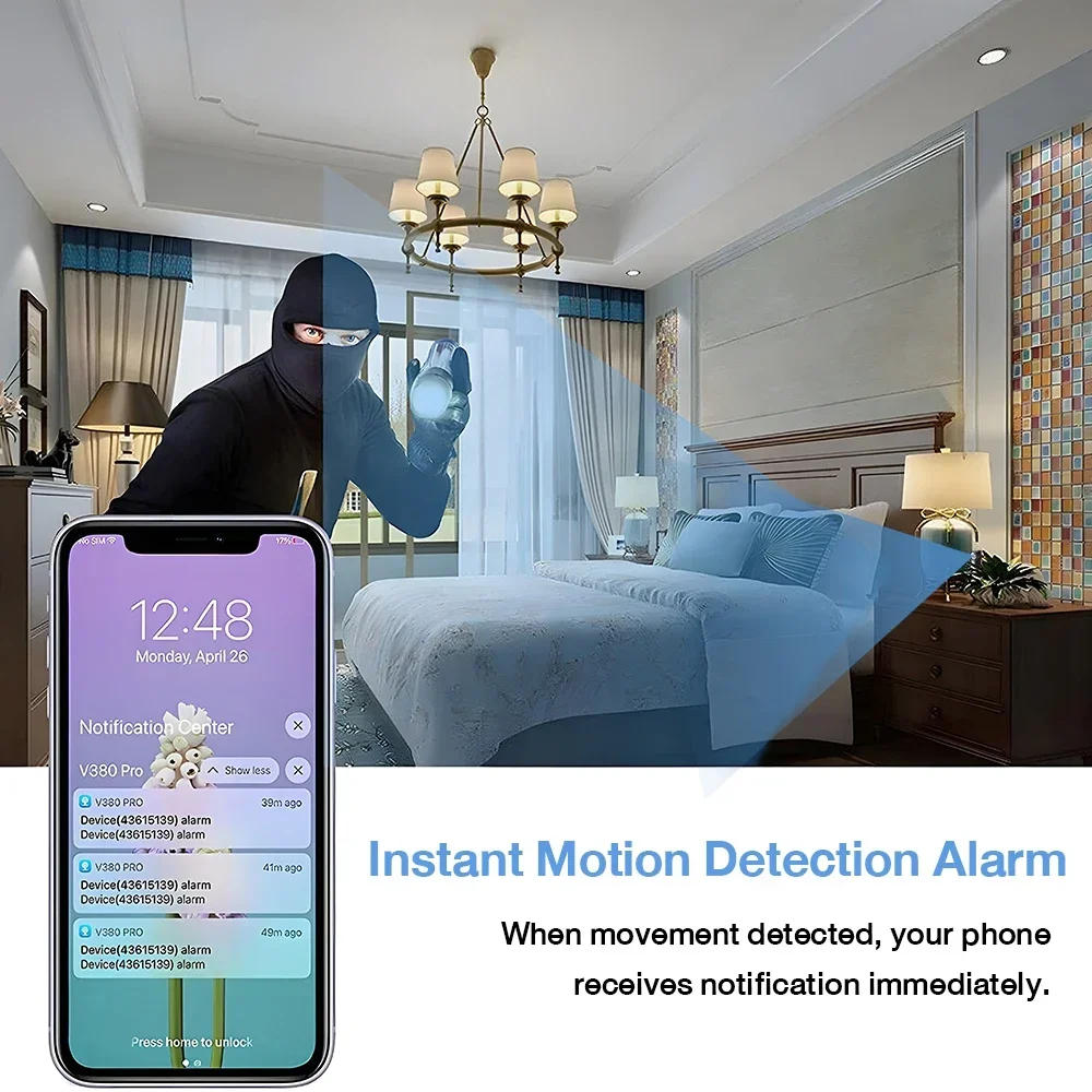 Description Picture 6 of itemHD 1080P WiFi IP Mini Camera Real-time Home Security Motion Detection Micro Camcorder DIY Module Remote Contro Video Recorder