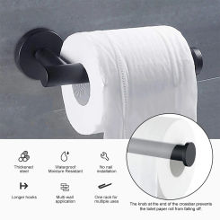 Bathroom Tissue Holder 304 Stainless Steel Toilet Roll Holder Wall Mount Roll Paper Dispenser for Bathroom Kitchen Washroom