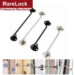 Stainless Door Hasp Window Hook Door Limit Fixing Windproof Brace Hook Lock Sliding Door Lock MA126 H