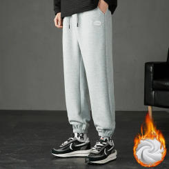 Men's Casual Cargo Cotton Pants Men Pocket Loose Straight Pants Elastic Work Trousers Brand Male Large Size Autumn Winter