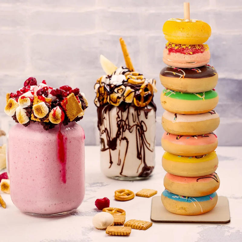 Description Picture 5 of itemWedding Decoration Wooden Donut Stand Wall Dessert Doughnut Table Holder Wedding Mariage Supplies Kid Birthday Party Baby Shower