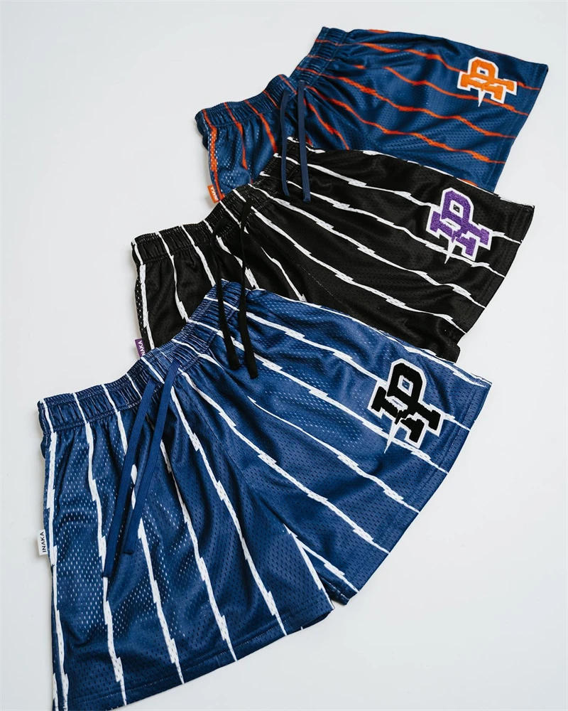 Description Picture 4 of itemNew Streetwear casual men's and women's fashion quarter pants mesh breathable quick drying fitness basketball sports pants