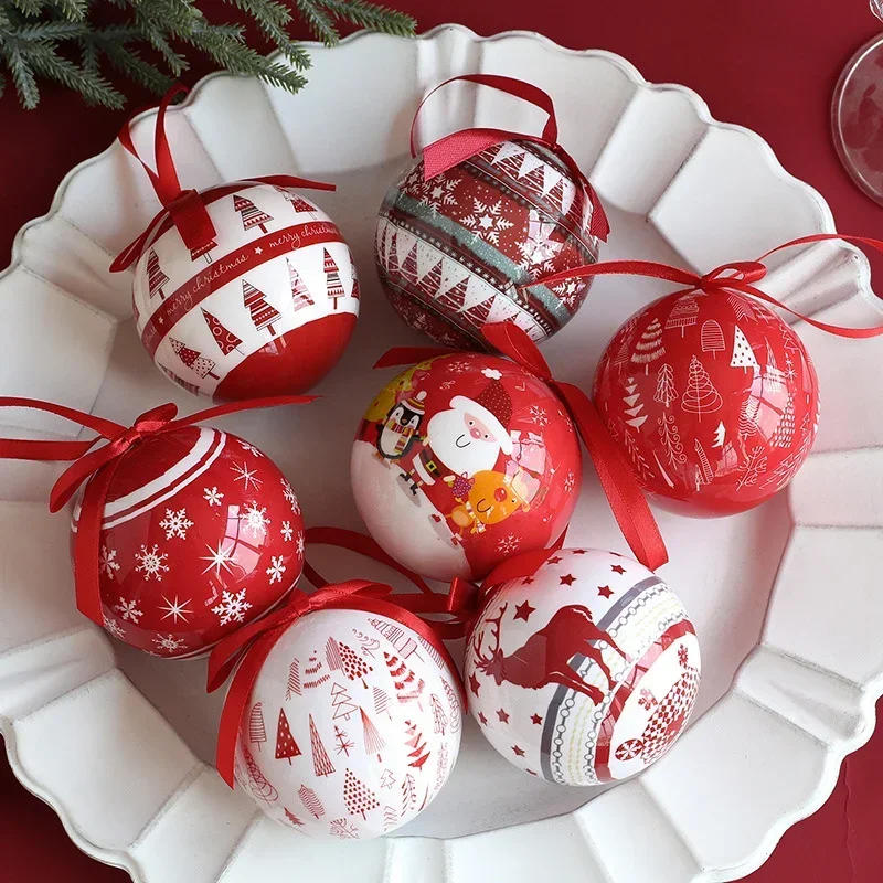 Description Picture 2 of item2025 Christmas Ball Colorful Balls Ornaments Christmas Tree Decoration Ornaments 7.2CM XMAS Ball Festival Dress Up Supplies