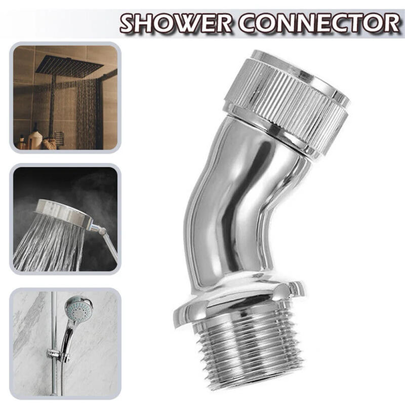 Description Picture 6 of itemShower Elbow Adapter Brass Elbow Adapter Shower Head Hose 45 Degree Connector Bathroom Faucet Connector Bathroom Accessories