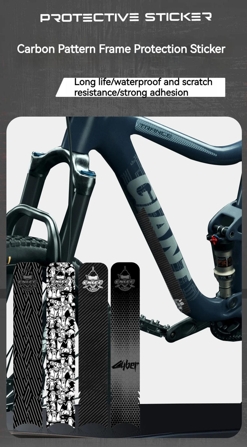 Description Picture 2 of itemENLEE Bicycle Frame Protection Sticker MTB Removable Bike Down Tube Anti-Scratch Sticker Tape Protector Cycling Accessories