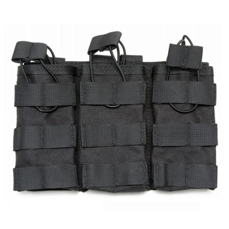 Description Picture 3 of itemTactical Triple Molle Magazine Pouches Airsoft AK 7.62 5.56mm M4 AR 15 Rifle Mag Bag Hunting Accessories