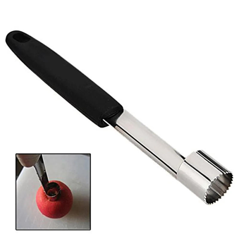Description Picture 5 of itemPear Corer for Apple Core Remover Fruit Slicers Cutter Black Stainless Steel Kitchen Tool Home Gadgets Kichen Accessories