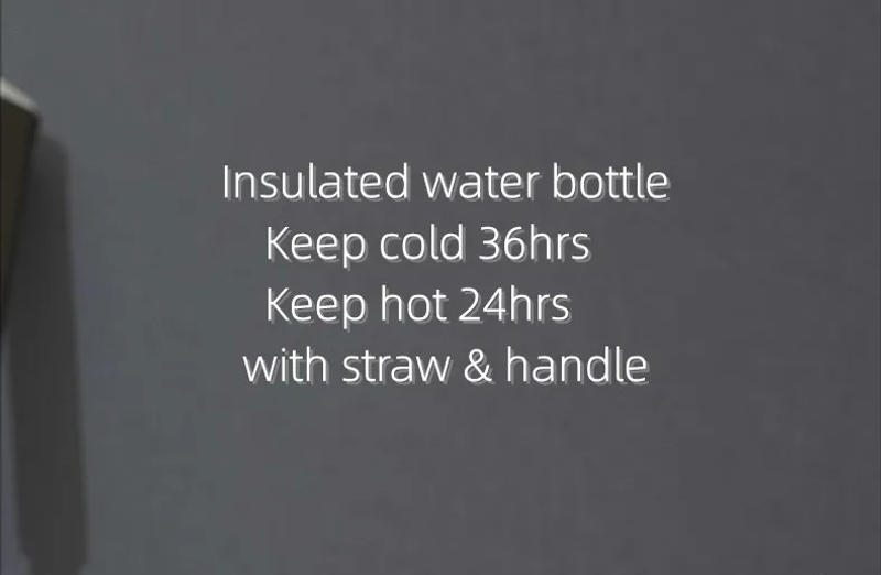 Description Picture 4 of item2L Water Bottle Thermos Bottle with Removable Straw Outdoor Portable Stainless Steel Water Bottle with Carry Handle for Gym