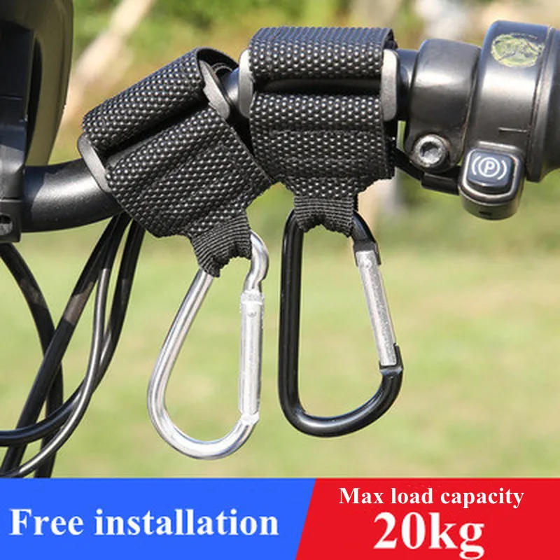 Description Picture 2 of item1pcs Aluminum Alloy Carabiner Electric with Lock Bicycle Universal Multi-function Strong Magic Stick Stroller Hook