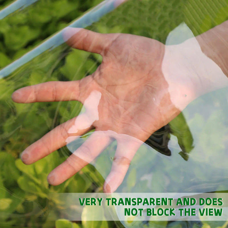 Description Picture 5 of itemHeavy Duty Clear Tarps Waterproof Tarpaulin Outdoor Transparent Vinyl Curtains for Patio Gazebo Porch Plant Greenhouse Garage