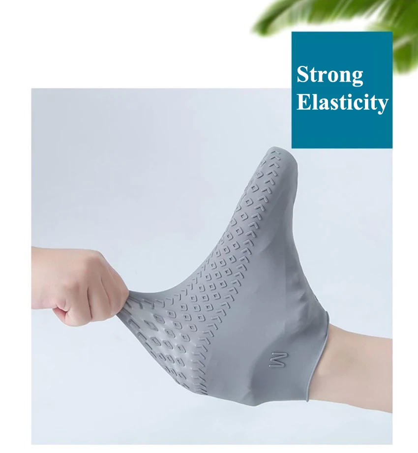 Description Picture 6 of itemWaterproof Silicone Shoe Covers Long Reusable Non-Slip Wear-Resistant Rain Shoe Protector Anti-Slip Boot For Outdoor Rainy Day