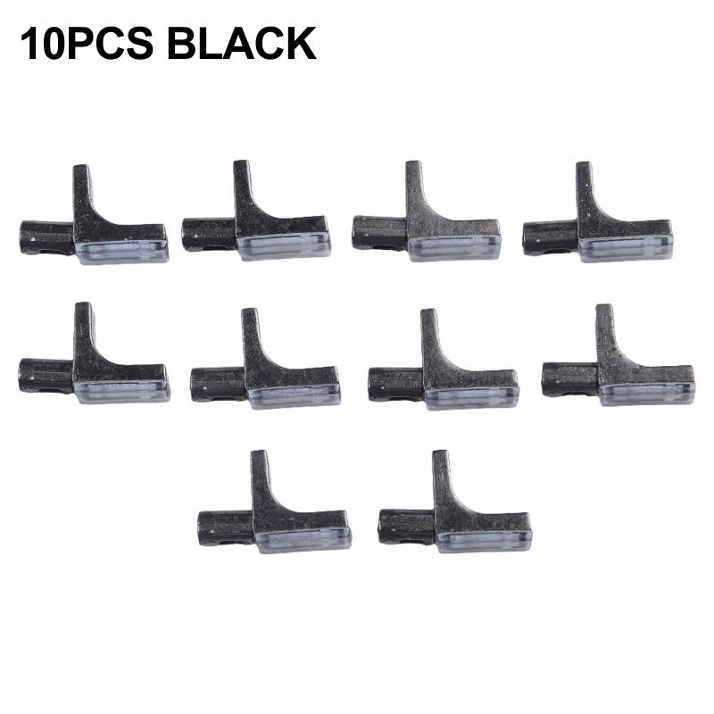 Description Picture 3 of itemBrand New Shelf Support Pegs Shelf Bracket Silver/black Small 10 Pieces Accessories For Shelves Supplies For Wine Cabinet
