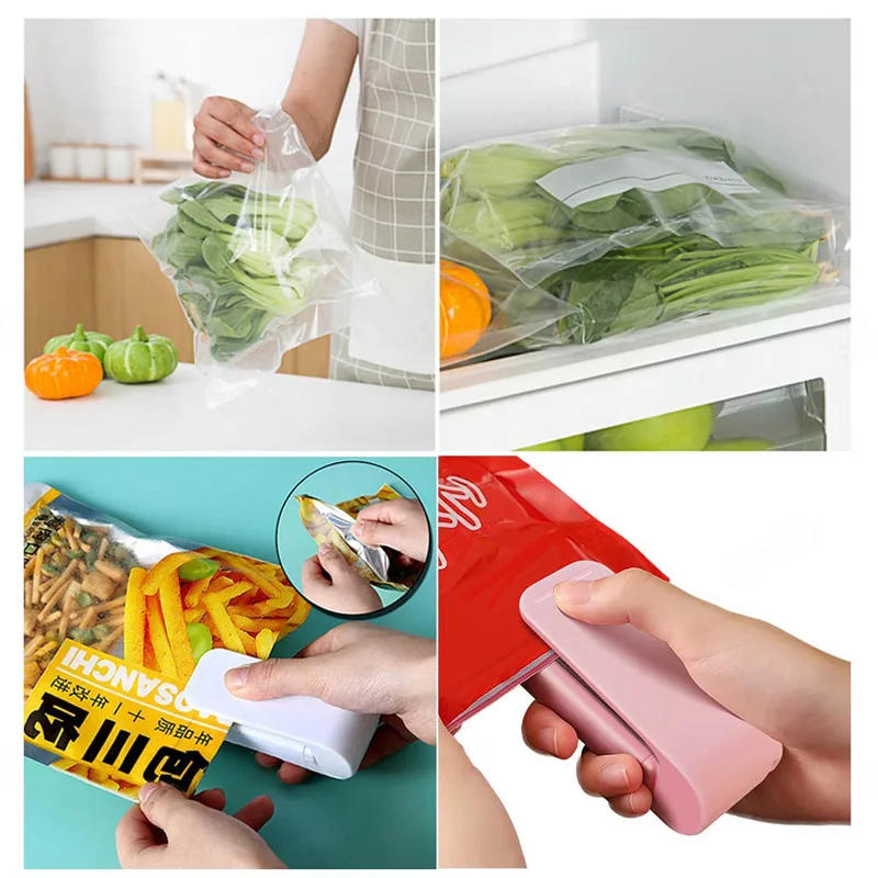 Description Picture 6 of itemMini Heat Bag Packaging Sealer Portable Plastic Bag Clip Sealing Machine Food Storage Seal Snack Sealing Kitchen Gadgets