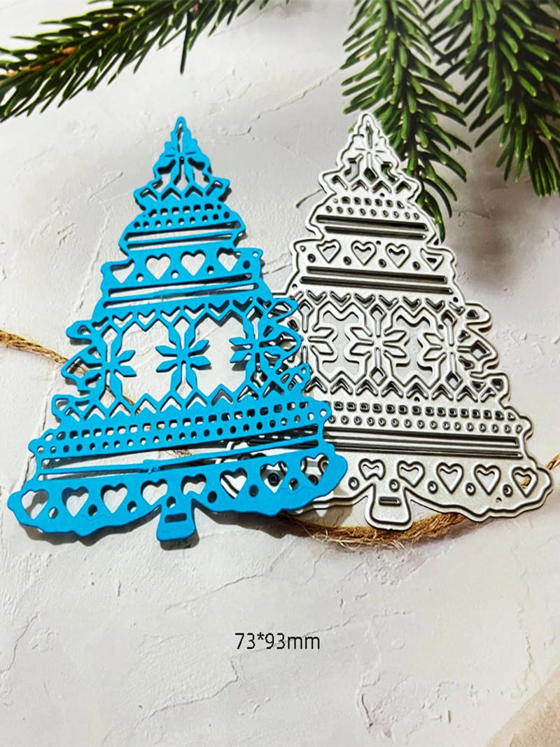 Description Picture 5 of itemMetal Cutting Dies, Christmas Snow Tree DIY Scrapbooking Mold for Card Making Embossing Tool