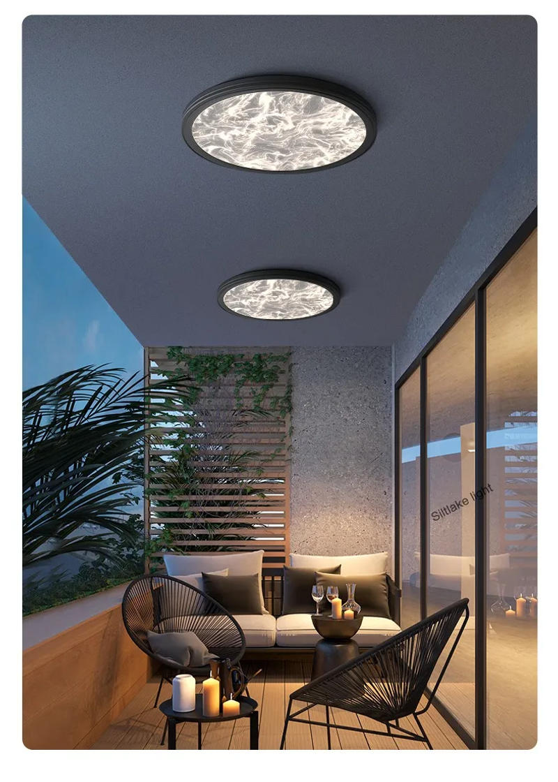 Description Picture 4 of itemBalcony ceiling lamp modern simple corridor corridor lamp study lamp cloud ultra-thin bedroom lamp living room lights