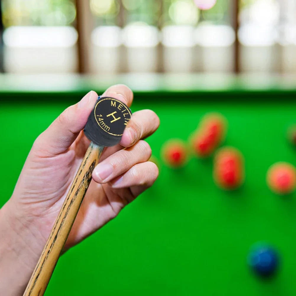 Description Picture 4 of item1PC H/M/S/SS 14mm Japan Standard Pool Cue Tip Billiard Pigskin Cue Stick Tip 9 Layers Snooker Billiard Accessories